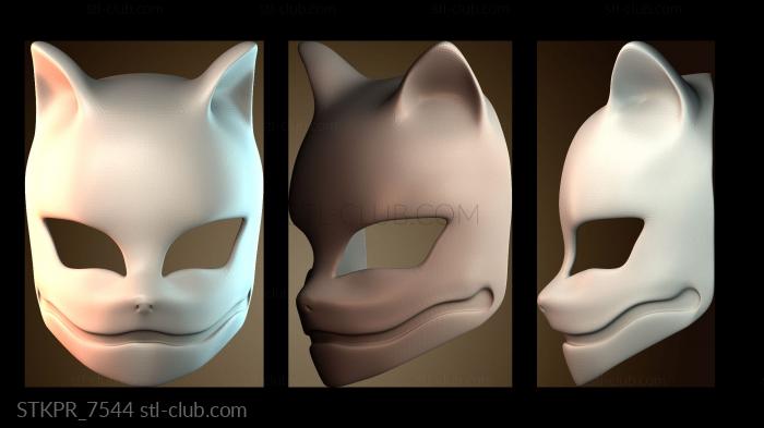 Статуэтки упрощенные Дизайн маски кошки