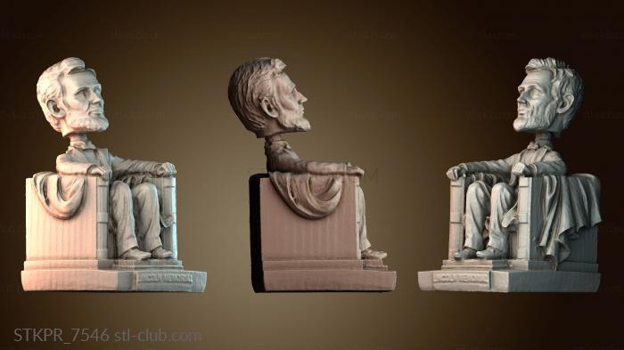 Статуэтки упрощенные Авраам Линкольн