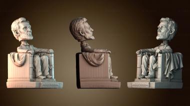 3D модель Авраам Линкольн (STL)