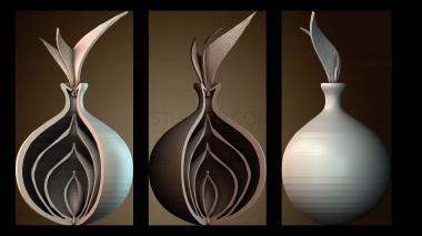 3D модель Абстрактная луковая скульптура (STL)