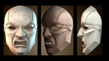 3D модель Дизайн злой маски (STL)