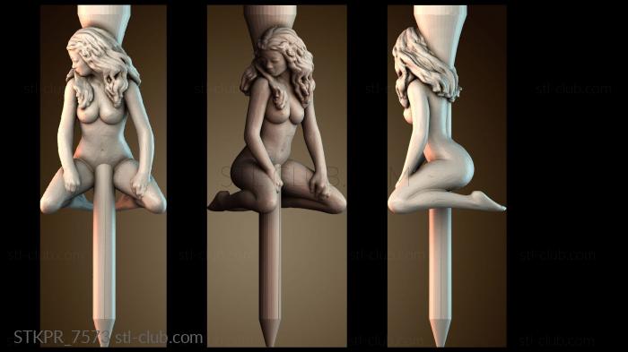 Статуэтки упрощенные Скульптурная женская фигура