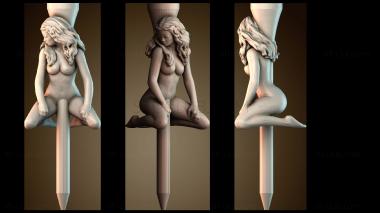 3D модель Скульптурная женская фигура (STL)