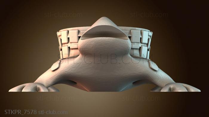 Статуэтки упрощенные Контейнер в форме лягушки