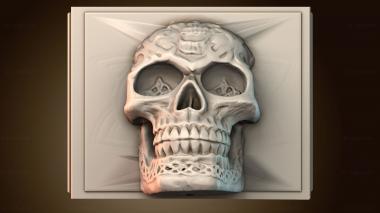 3D модель Изысканный дизайн черепа (STL)