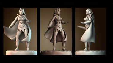 3D модель Мисс Катра (STL)