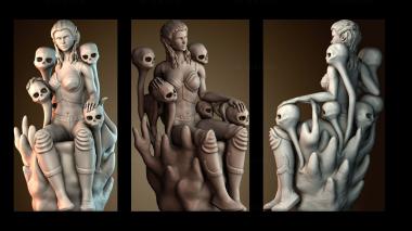 3D модель Мисс Нарри (STL)