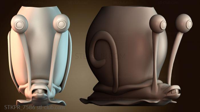 Статуэтки упрощенные Абстрактная скульптура улитки