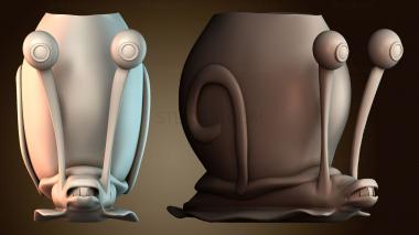 3D модель Абстрактная скульптура улитки (STL)