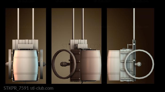 Статуэтки упрощенные Механический цилиндр в сборе