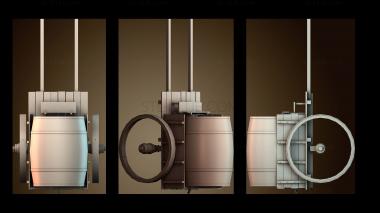 3D модель Механический цилиндр в сборе (STL)