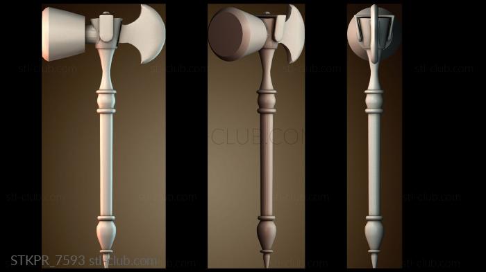 Статуэтки упрощенные Фэнтезийный боевой топор