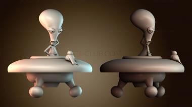 3D модель Роджер футурама (STL)