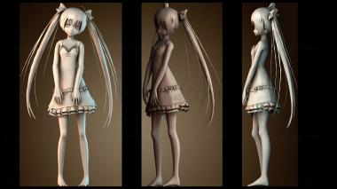 3D модель Модель персонажа аниме (STL)