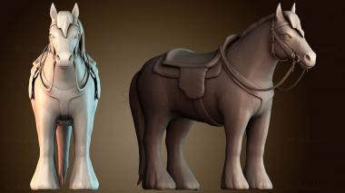 3D модель Скульптурная фигурка лошади (STL)