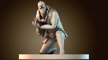 3D модель Сэм Фишер (STL)