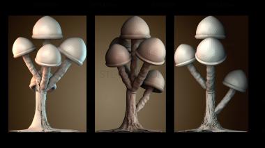 3D модель Стилизованная грибовидная формация (STL)