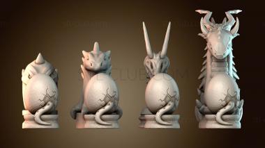 3D модель Скульптуры яйца дракона (STL)
