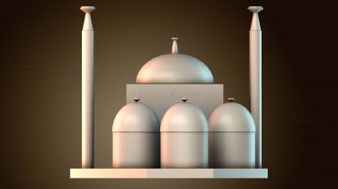 3D модель Стилизованный дизайн мечети (STL)