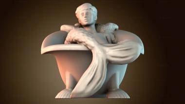 3D модель Ванна русалки (STL)