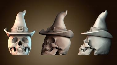 3D модель Шляпа череп на Хэллоуин (STL)