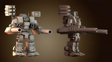 3D модель Модель меха воина (STL)