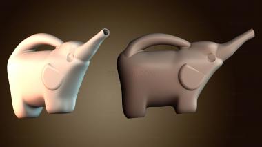 3D модель Лейка в форме слона (STL)