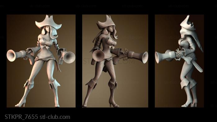 Статуэтки упрощенные Мисс Фортуна