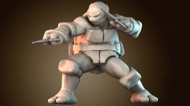 3D модель Фигурка черепашки ниндзя (STL)