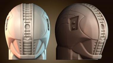 3D модель Футуристический дизайн шлема (STL)