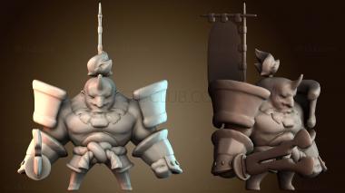 3D модель Самурай они (STL)