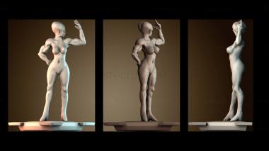 3D модель Женщина инопланетянка (STL)