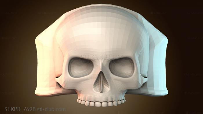 Статуэтки упрощенные Стилизованный дизайн черепа