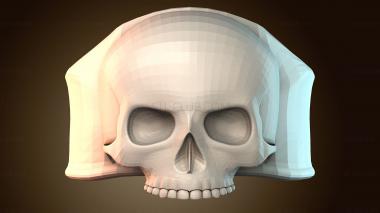 3D модель Стилизованный дизайн черепа (STL)