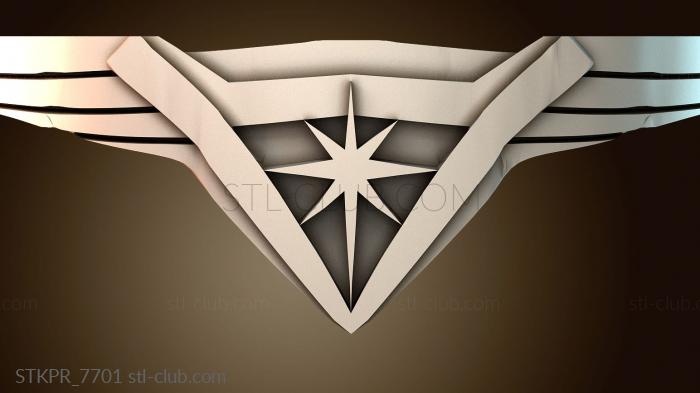 Статуэтки упрощенные Стилизованная эмблема звезды