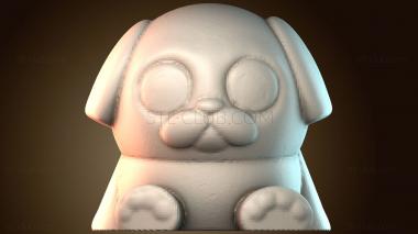 3D модель Милая фигурка собаки (STL)