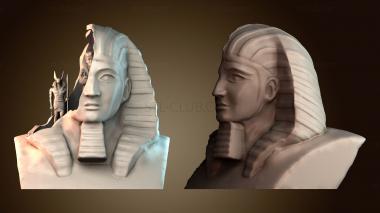 3D модель Древнеегипетская скульптура (STL)
