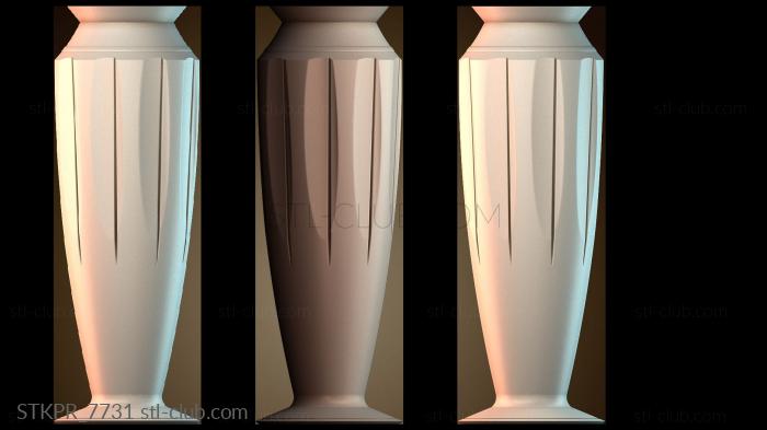 Статуэтки упрощенные Элегантная декоративная ваза