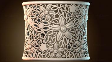 3D модель Дизайн цветочного кружева (STL)