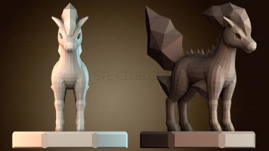 3D модель Рыцарь Понита покемон (STL)