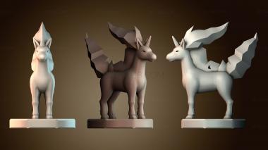 3D модель Рыцарь Рапидаш покемон (STL)