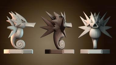 3D модель Рыцарь Сеадра – покемон (STL)