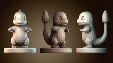 3D модель Pawn Charmander – покемон (STL)