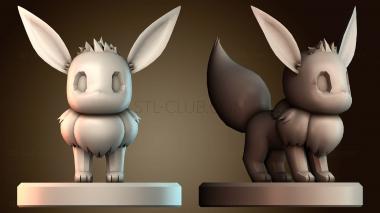 3D модель Pawn Eevee покемон (STL)