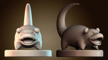 3D модель Пешка Slowpoke покемон (STL)