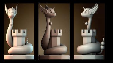 3D модель Рук Драгонэйр покемон (STL)