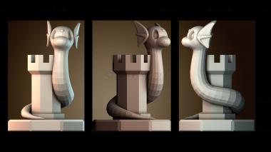 3D модель Рук Дратини покемон (STL)