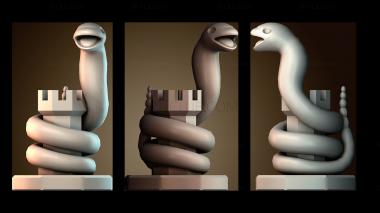 3D модель Рук Эканс покемон (STL)