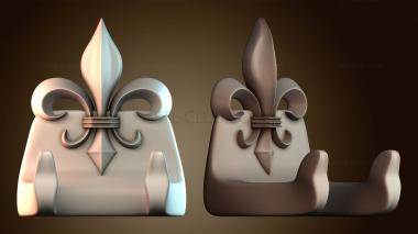 3D модель Эмблема Флерделис (STL)