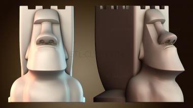 3D модель Дизайн статуи Моаи (STL)